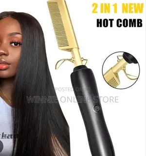 Electric Hot Comb or a Pressing Comb.