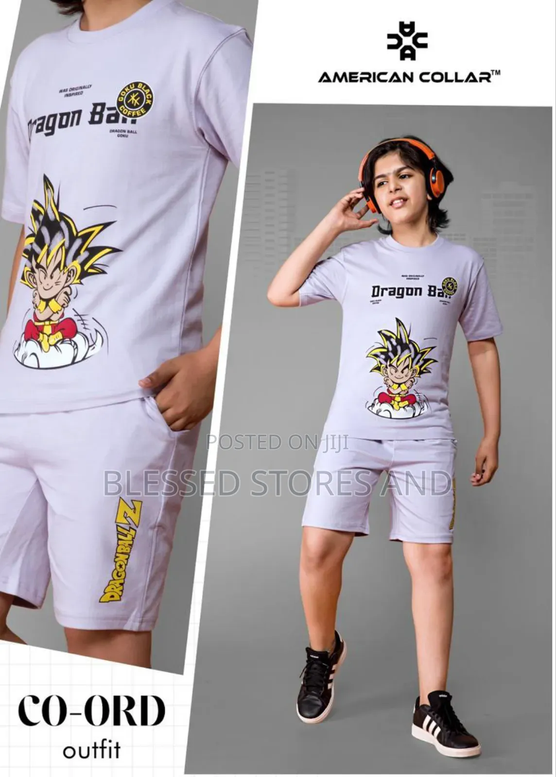 3 to 12years Boys 2piece Wear