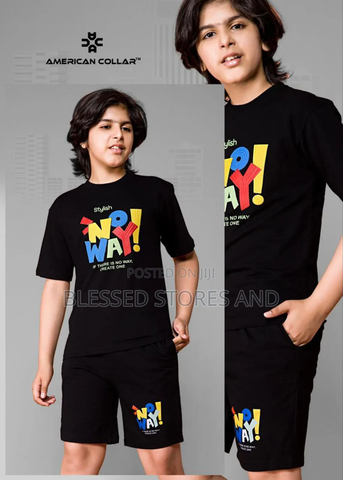 3 to 12years Boys 2piece Wear