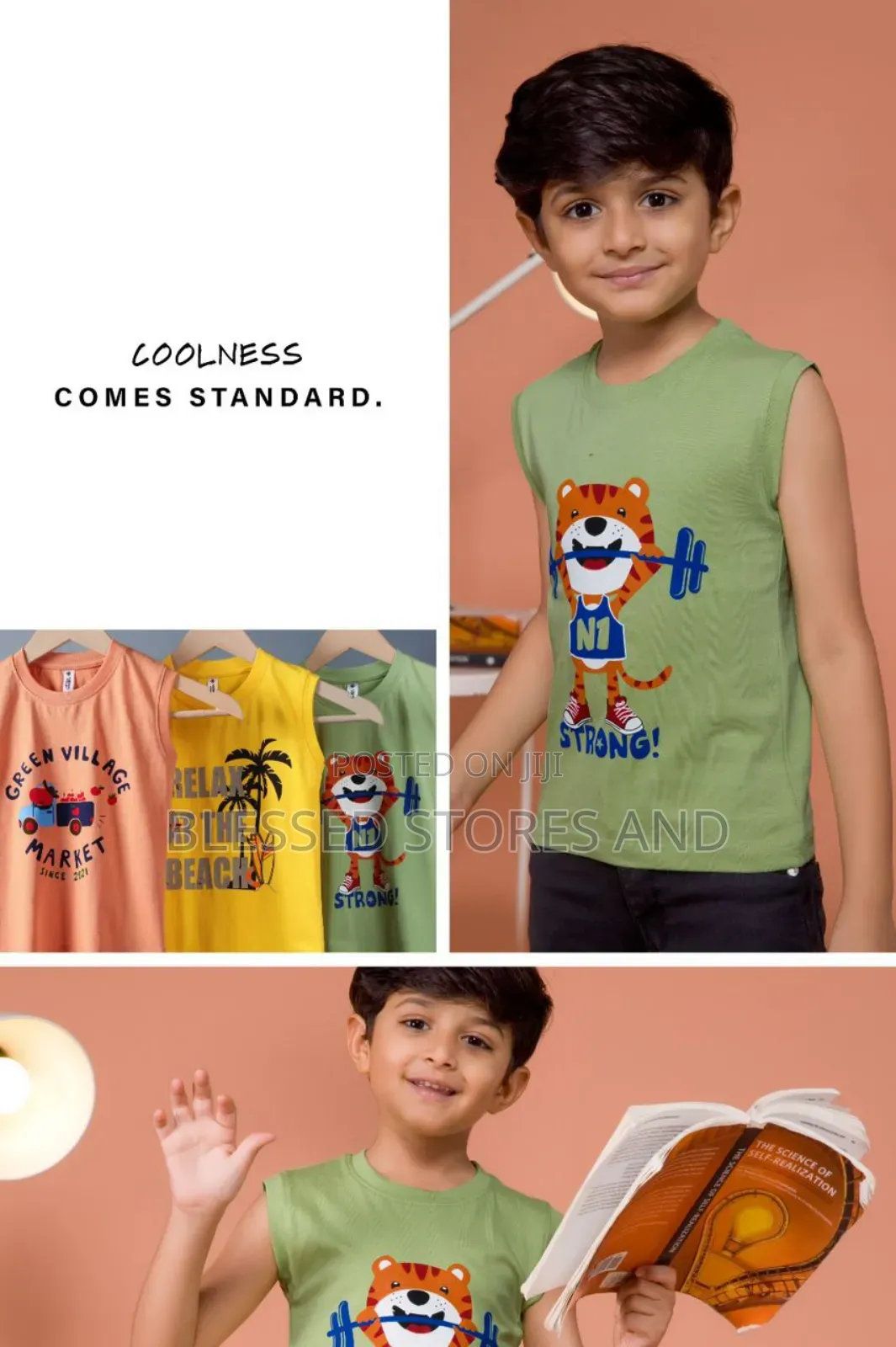 Kids Colourful Vests