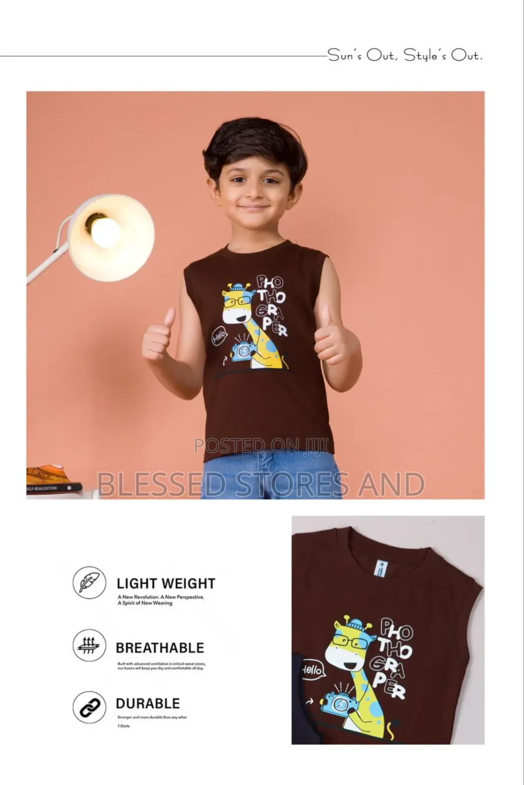 Kids Colourful Vests