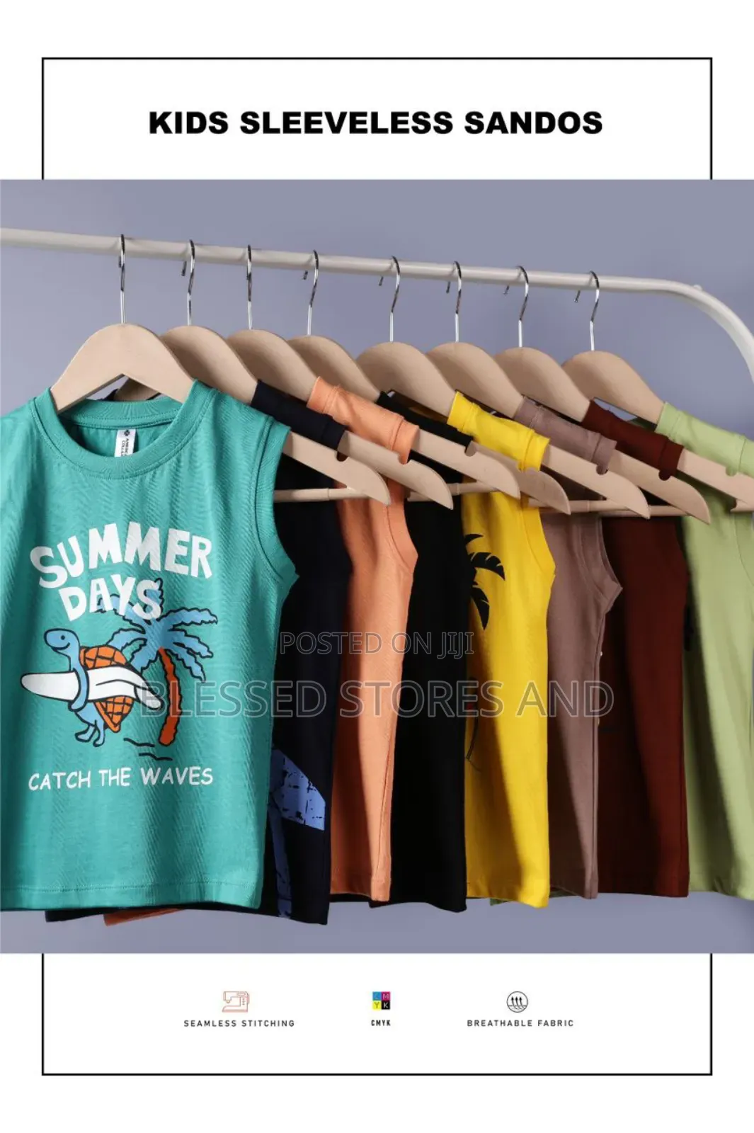 Kids Colourful Vests