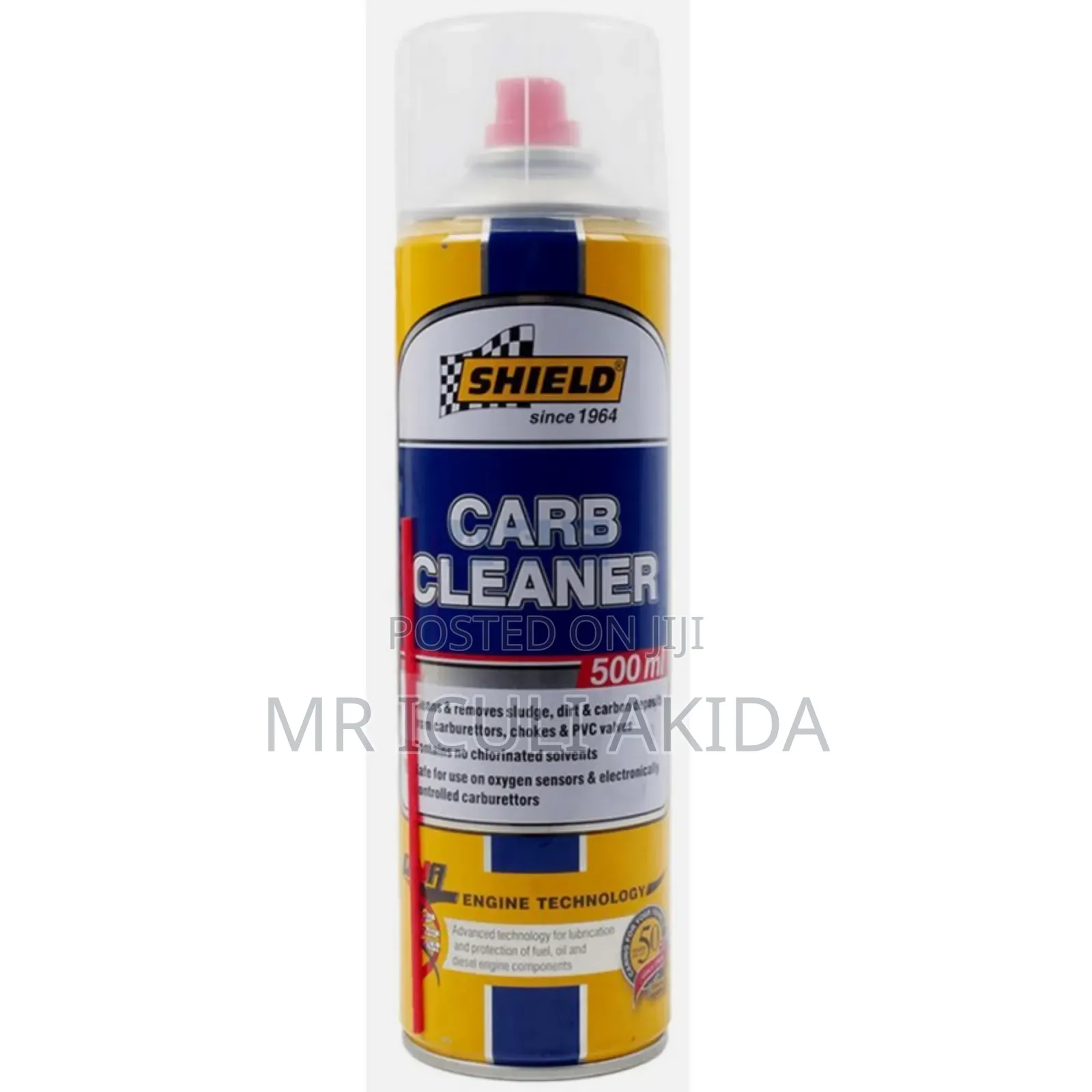 Shield 500ml Car Carburettor,Chokes PVC Valves Cleaner