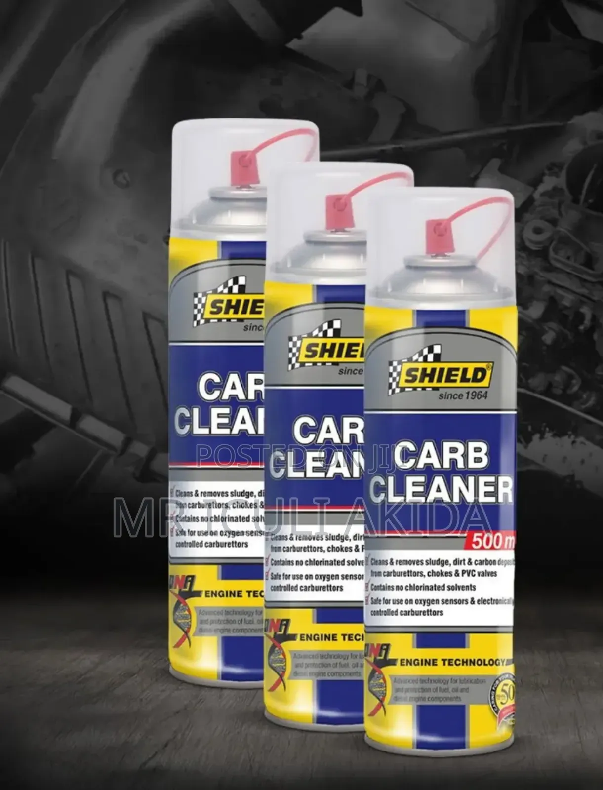 Shield 500ml Car Carburettor,Chokes PVC Valves Cleaner