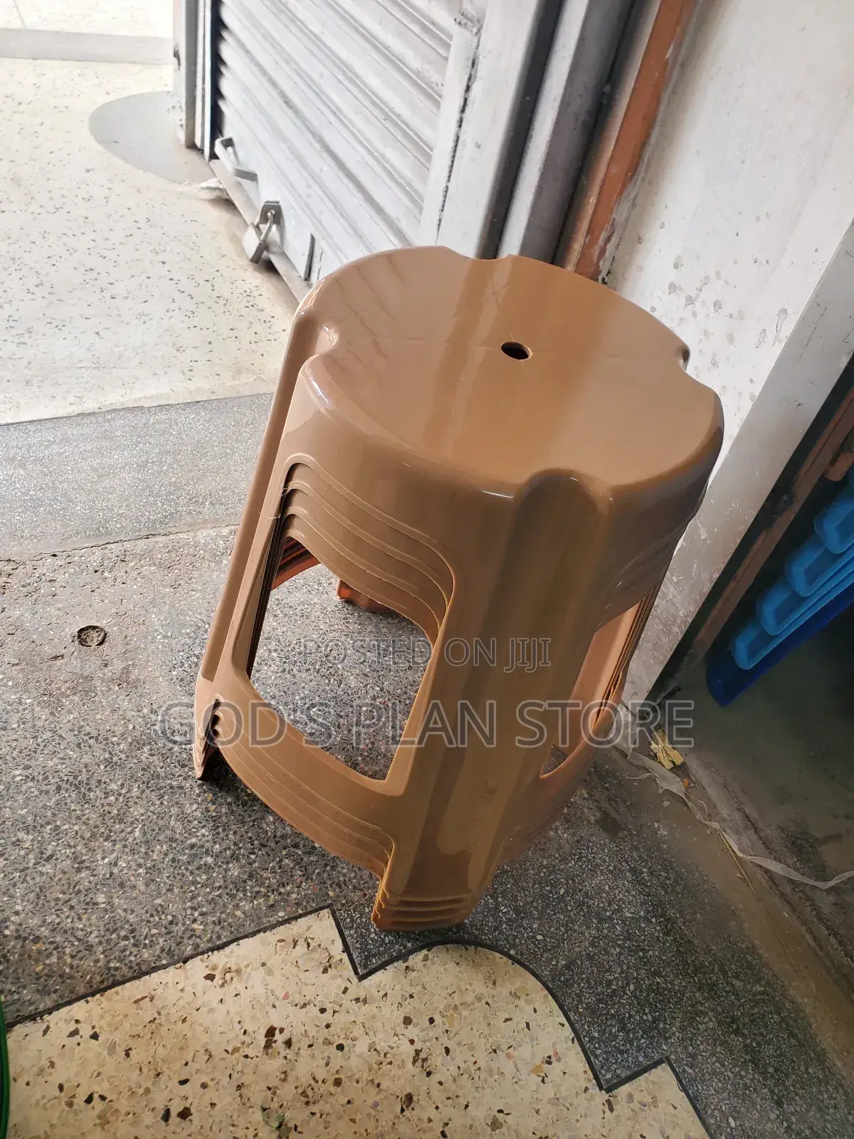 Brown Plastic Stools