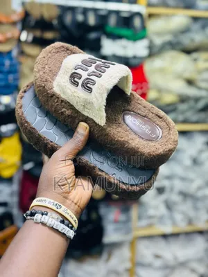 Photo - Fuzzy Slide Sandals