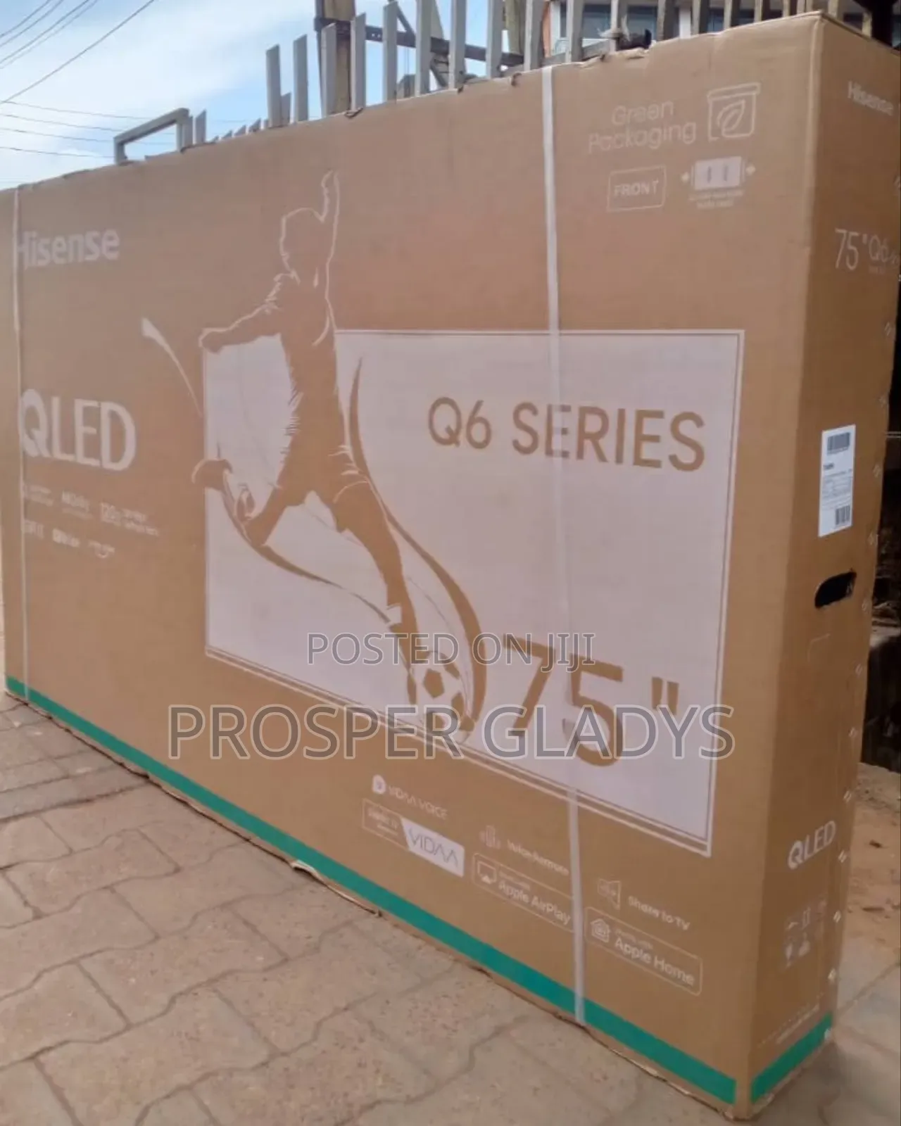 75 Qled Smart Digital Flat Screen Flameless.