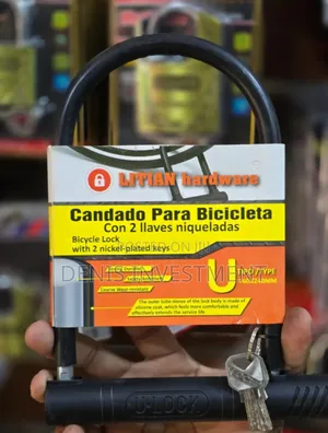 Photo - Anti-Theft Heavy Duty U Lock for Bikes,Motorbikes