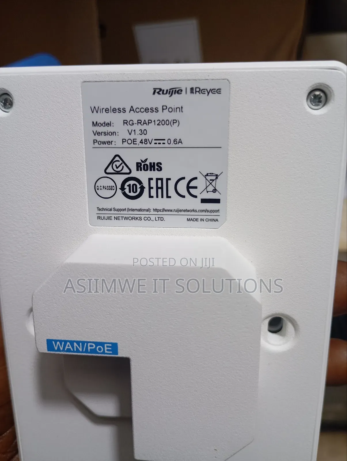 Dual Band Gigabit Wall Plate Acces Point