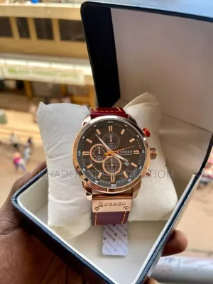 Pure Leather Curren Watch for Men