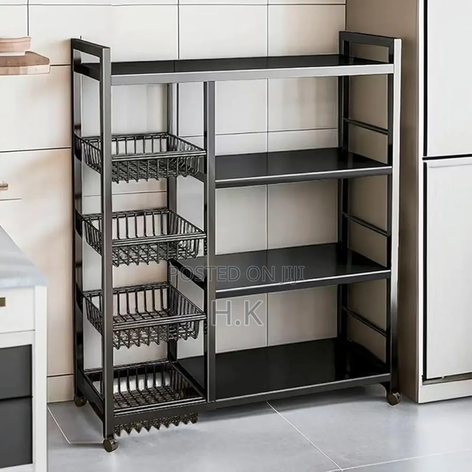 Heavy Duty Metal Rack Storage Shelving Unit 128×32.5×9