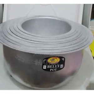 8pcs Belly Pot Sauce Pans - Silver