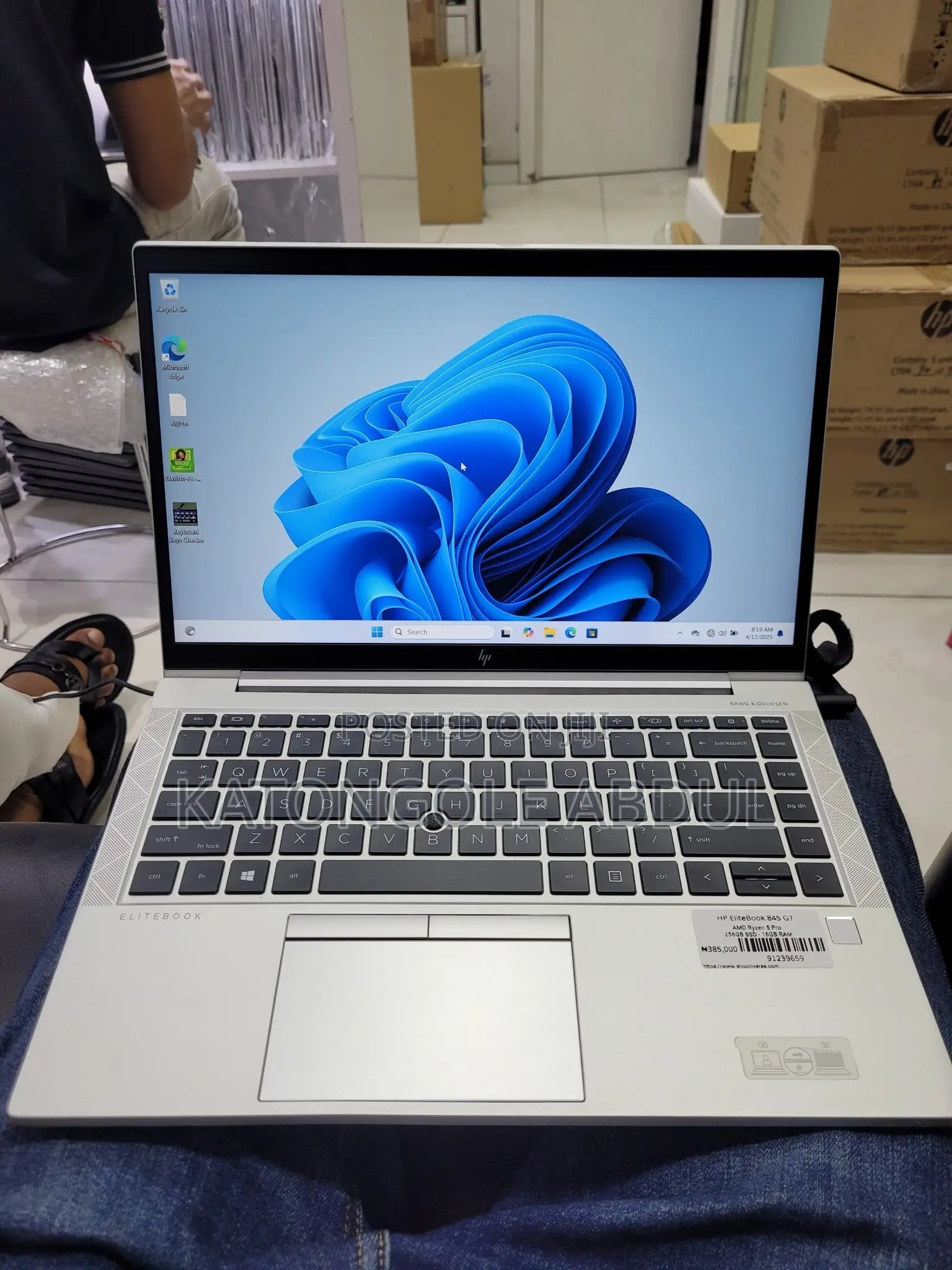 New Laptop HP EliteBook 845 G7 16GB AMD Ryzen 5 SSD 512GB