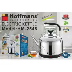 Hoffmans 6l Electric Kettle- Fast Boiling 6 Liters