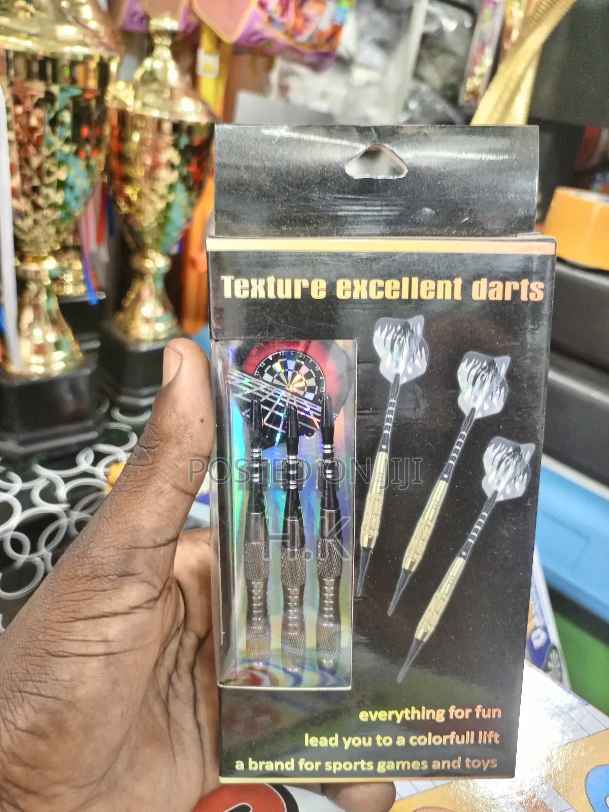 3pcs Metal-Tipped Dart Arrows