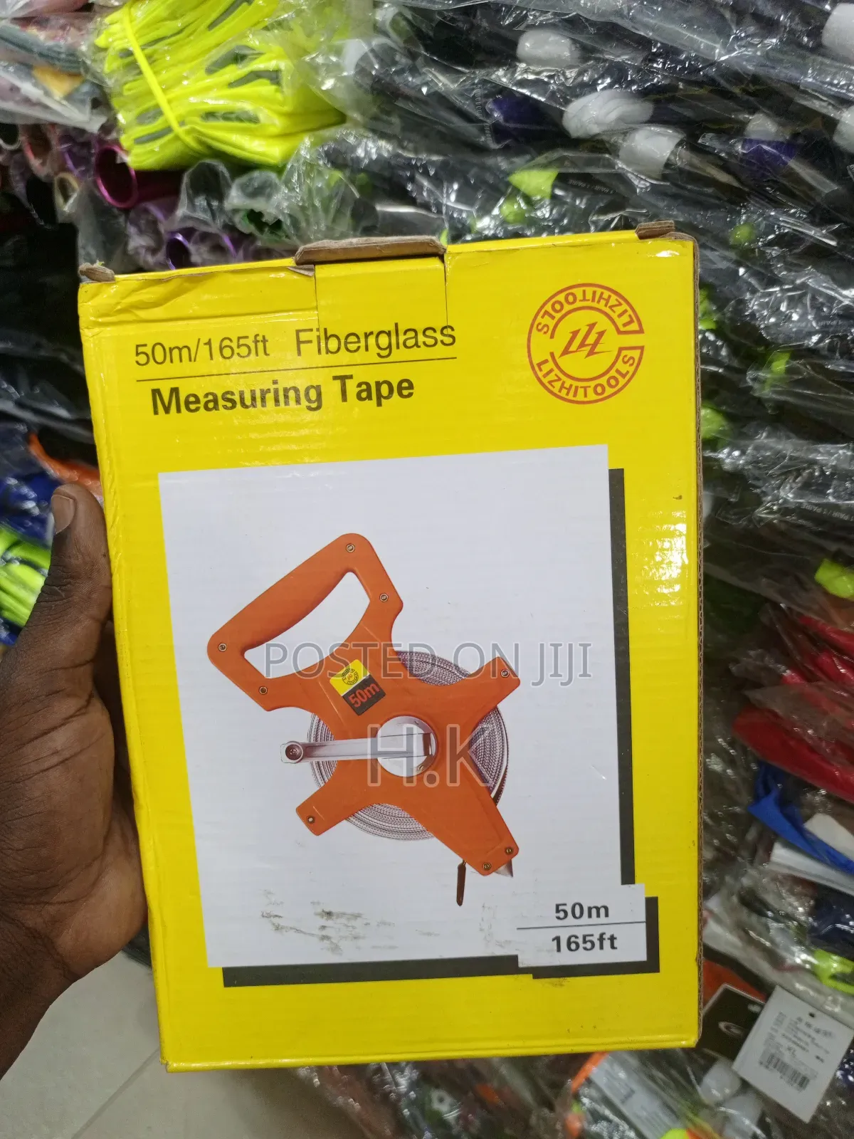 50m/165ft Fiberglass Measuring Tape
