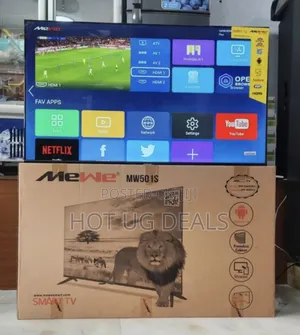 Mewe 50 Inch 4k Uhd Smart Adroid Tv Frameless Led Display