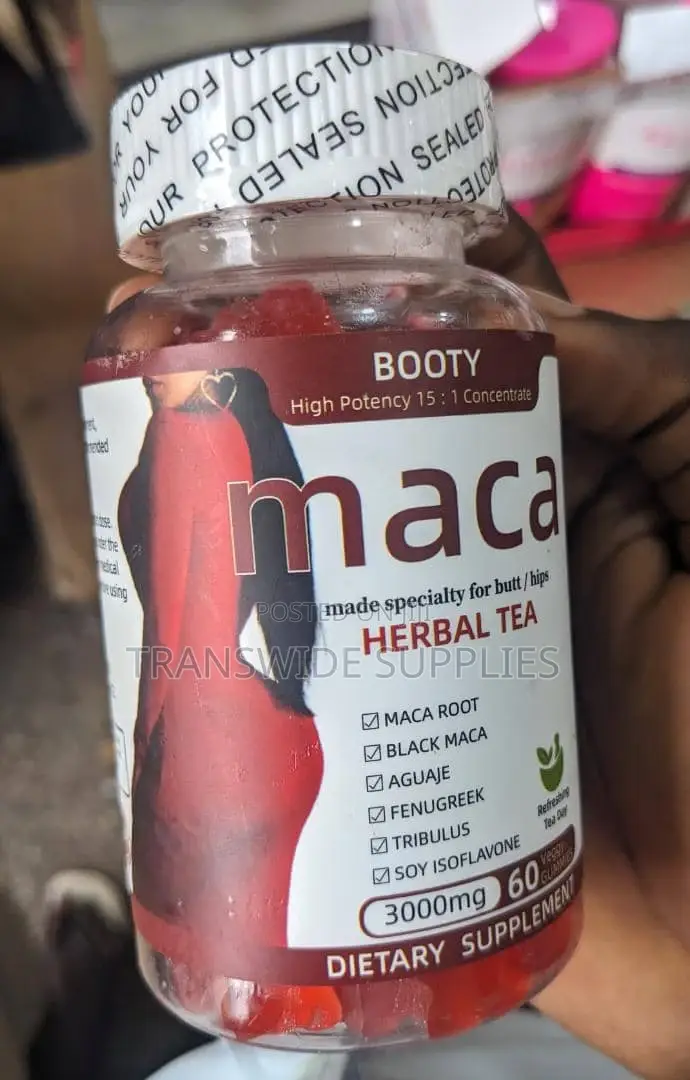 Maca Plus Gummies, 1500mg Big Booty Enhancer 60s