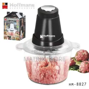 Photo - Hoffmans Hm-8827, Food Chopper, Meat Grinder - Clear