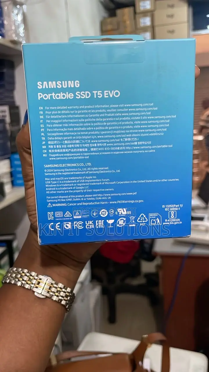 Samsung Evo T5 Portable Ssd.