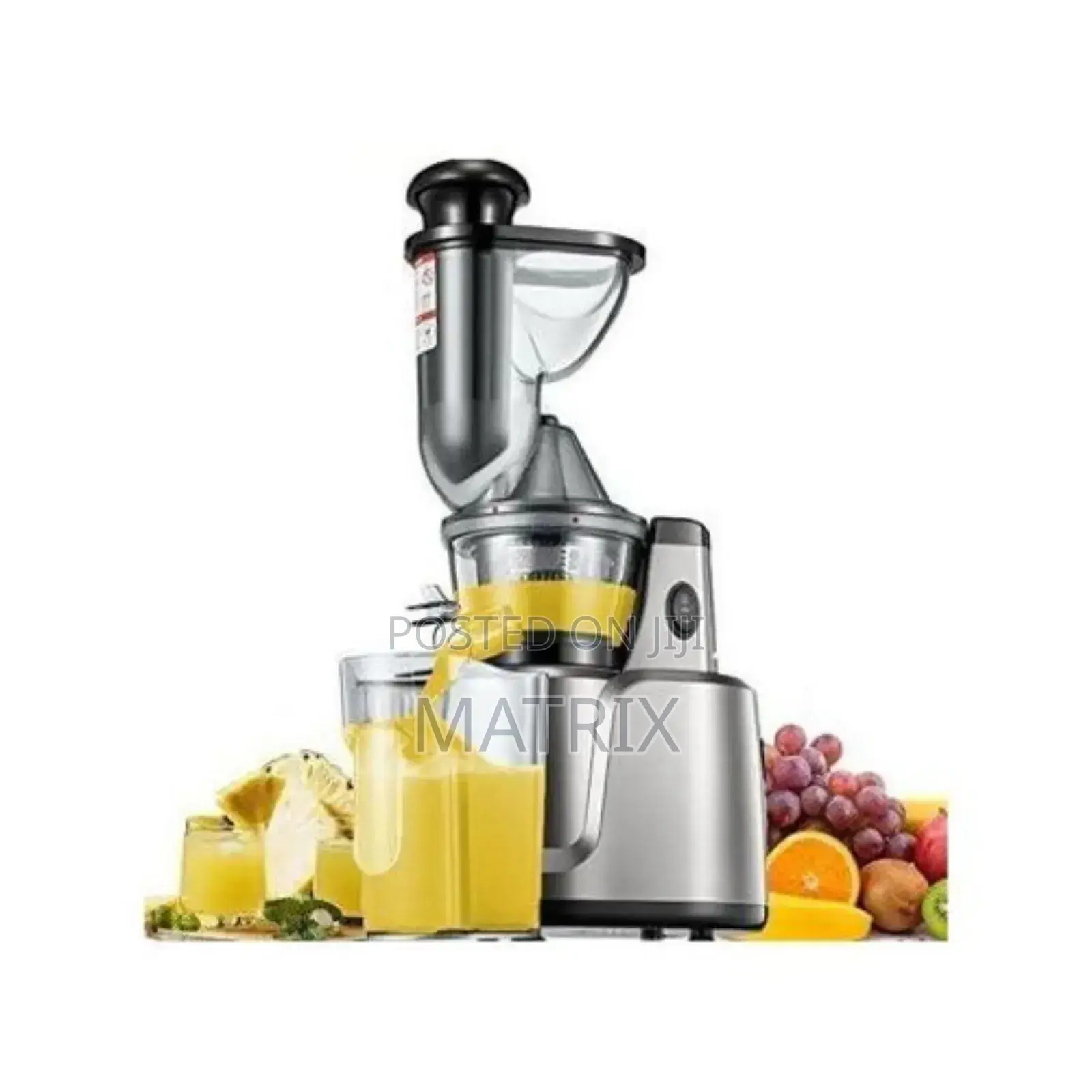 Hoffmans 2 in 1 Slow Juicer Filling Opening Two Filters