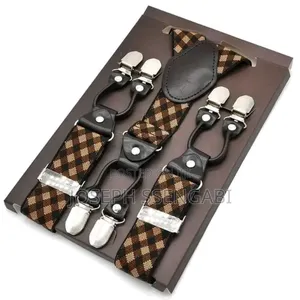 Photo - Brown Side Clip Suspenders