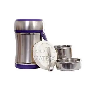 Jintibao Steel Food Flask - 3.0l - Purple