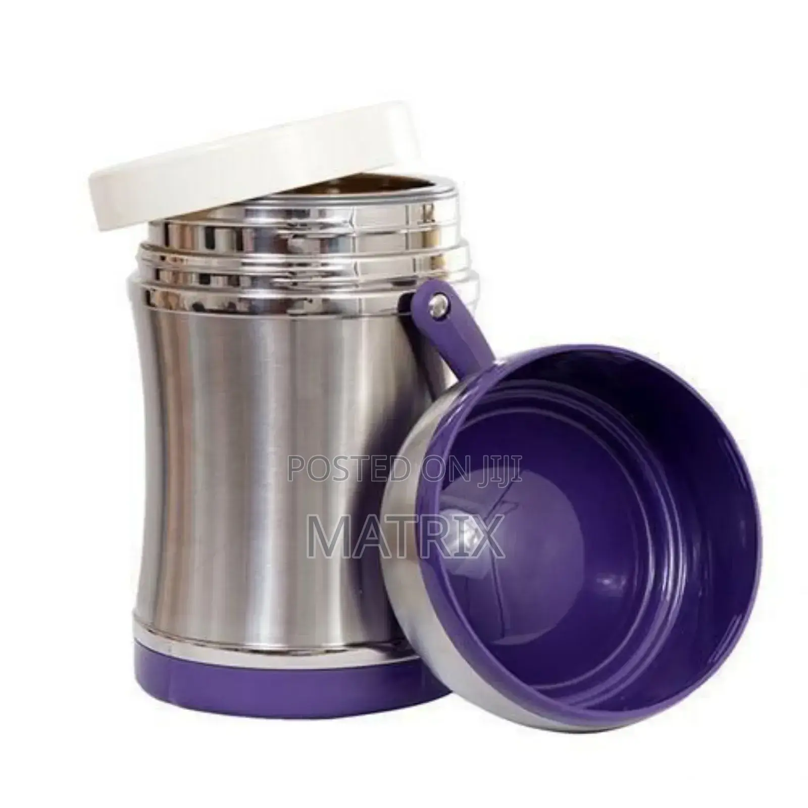 Jintibao Steel Food Flask - 3.0l - Purple