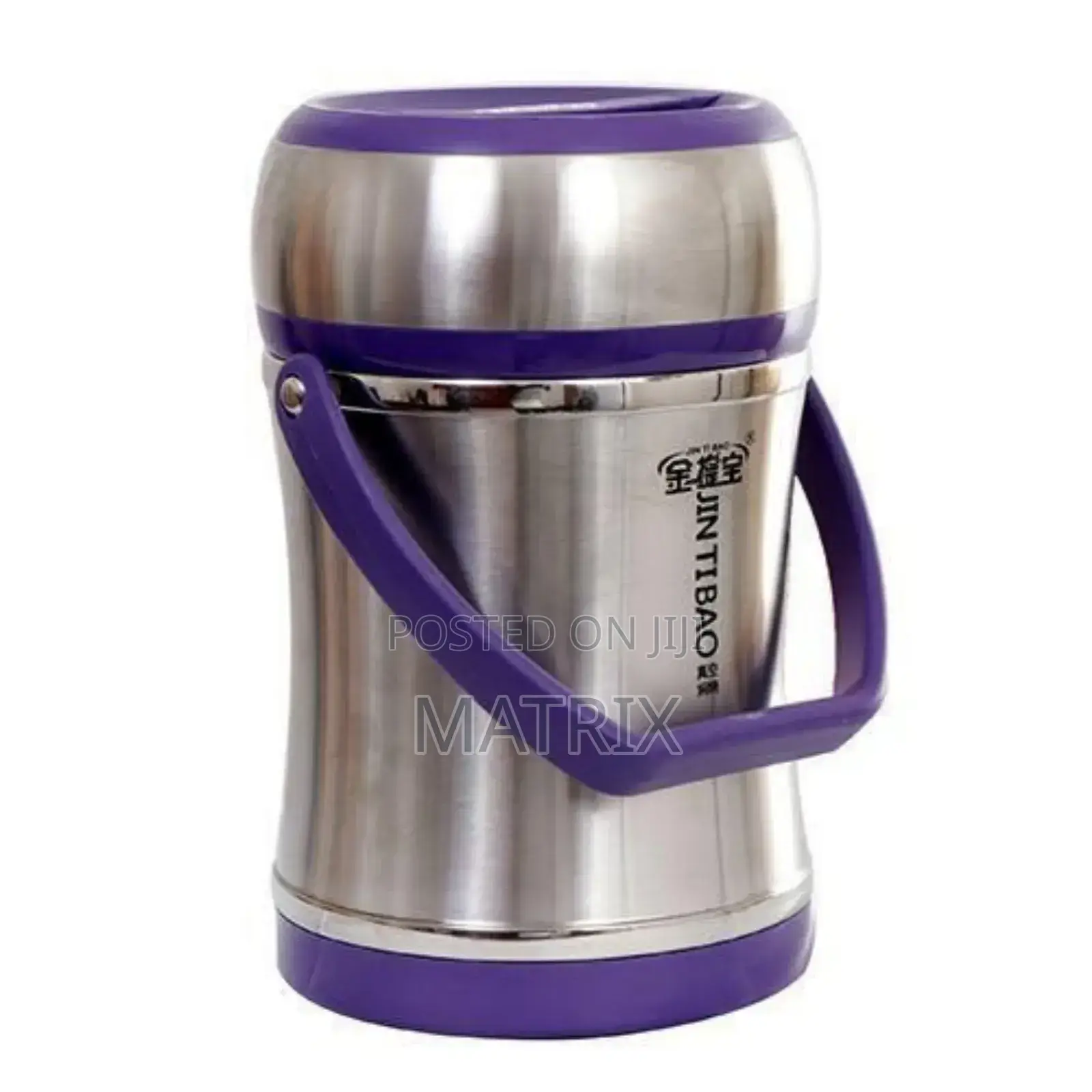 Jintibao Steel Food Flask - 3.0l - Purple