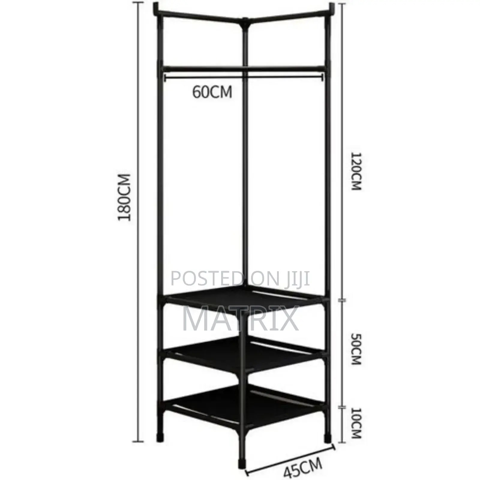 Bedroom Bedside Corner Standing Shoe Cloth Rack