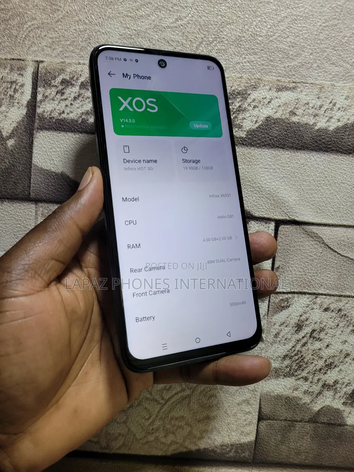 Infinix Hot 50i 128 GB Black