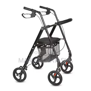 Aluminum Foldable 4 Wheels Rollator for Elderly People