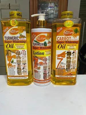 Photo - Veet Gold Turmeric Super Whitening Oil and Lotion