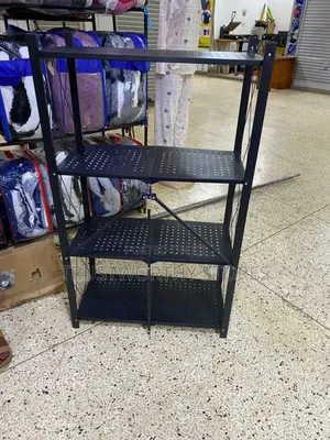 4 Layers Metallic Kitchen Rack - Foldable and Flexible