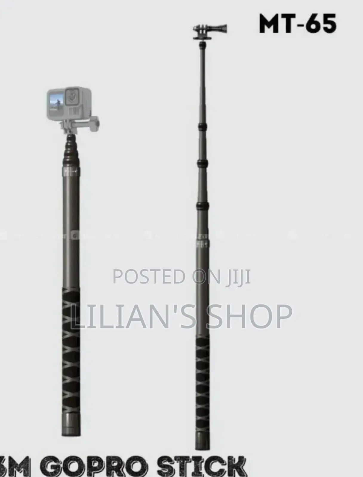 Jmary Mt-65 3meter Carbon Fiber Stick for Action Camera