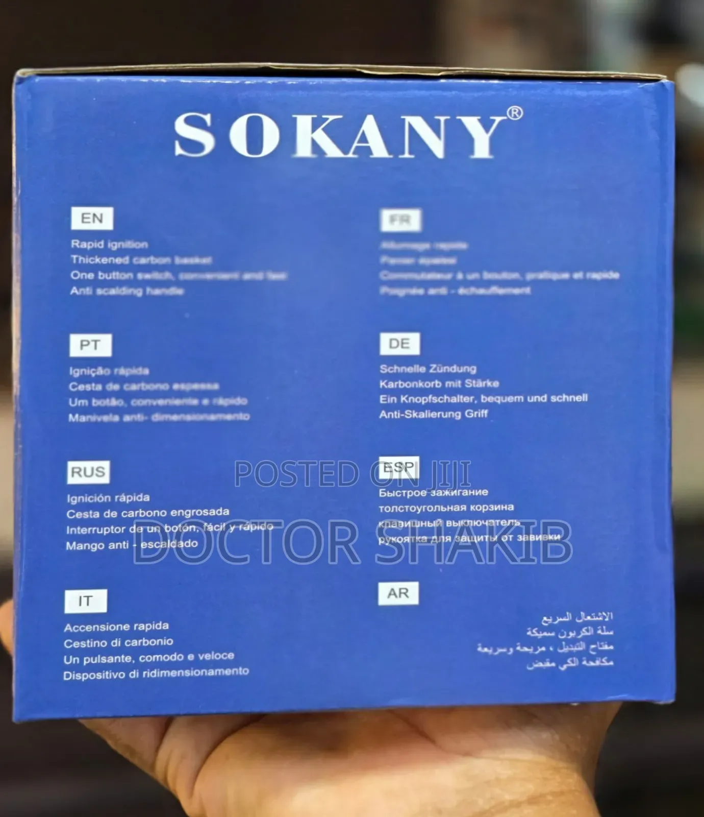 Original Sokany 1000w Charcoal Coal Shisha Burner