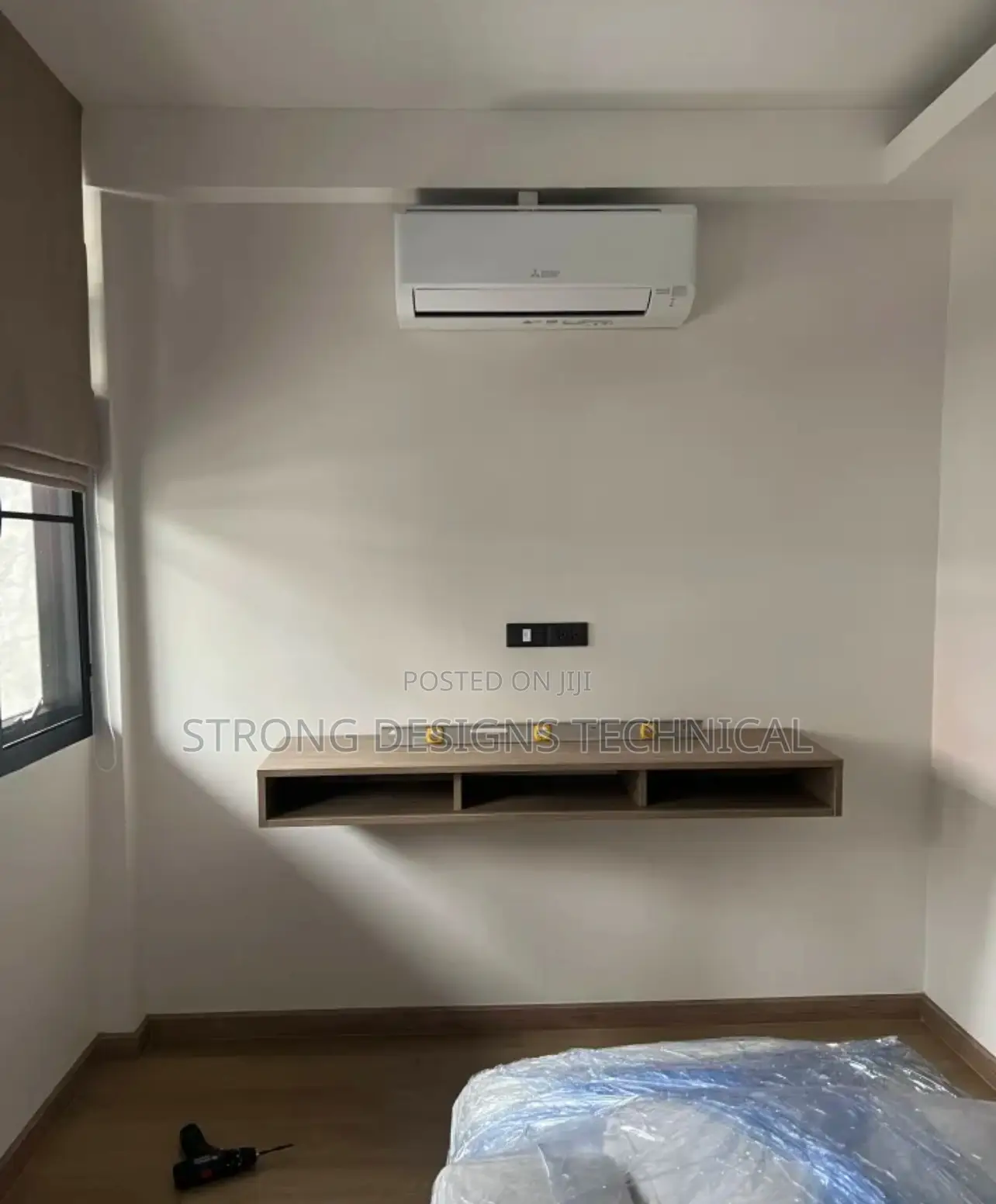 Tv Shelf, Tv Wall Mount Supports Tv Size Up to 65"