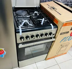 Pixel 3+1 Cooker Black/Inox 60by60