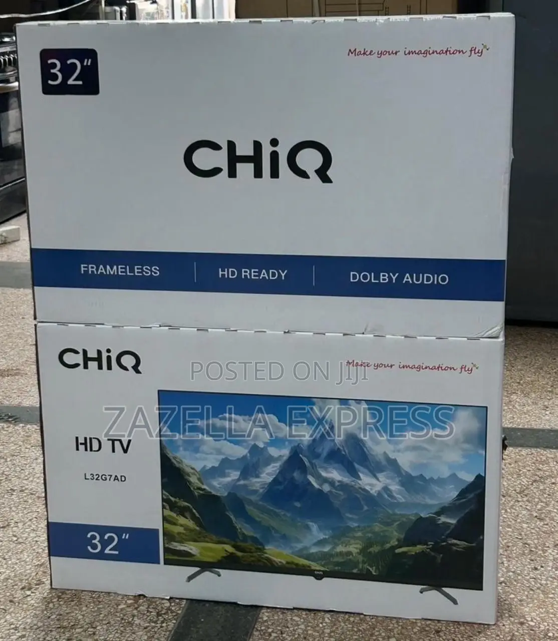 Chiq 32-Inch Digital LED TV With in-Built Decoder – Black