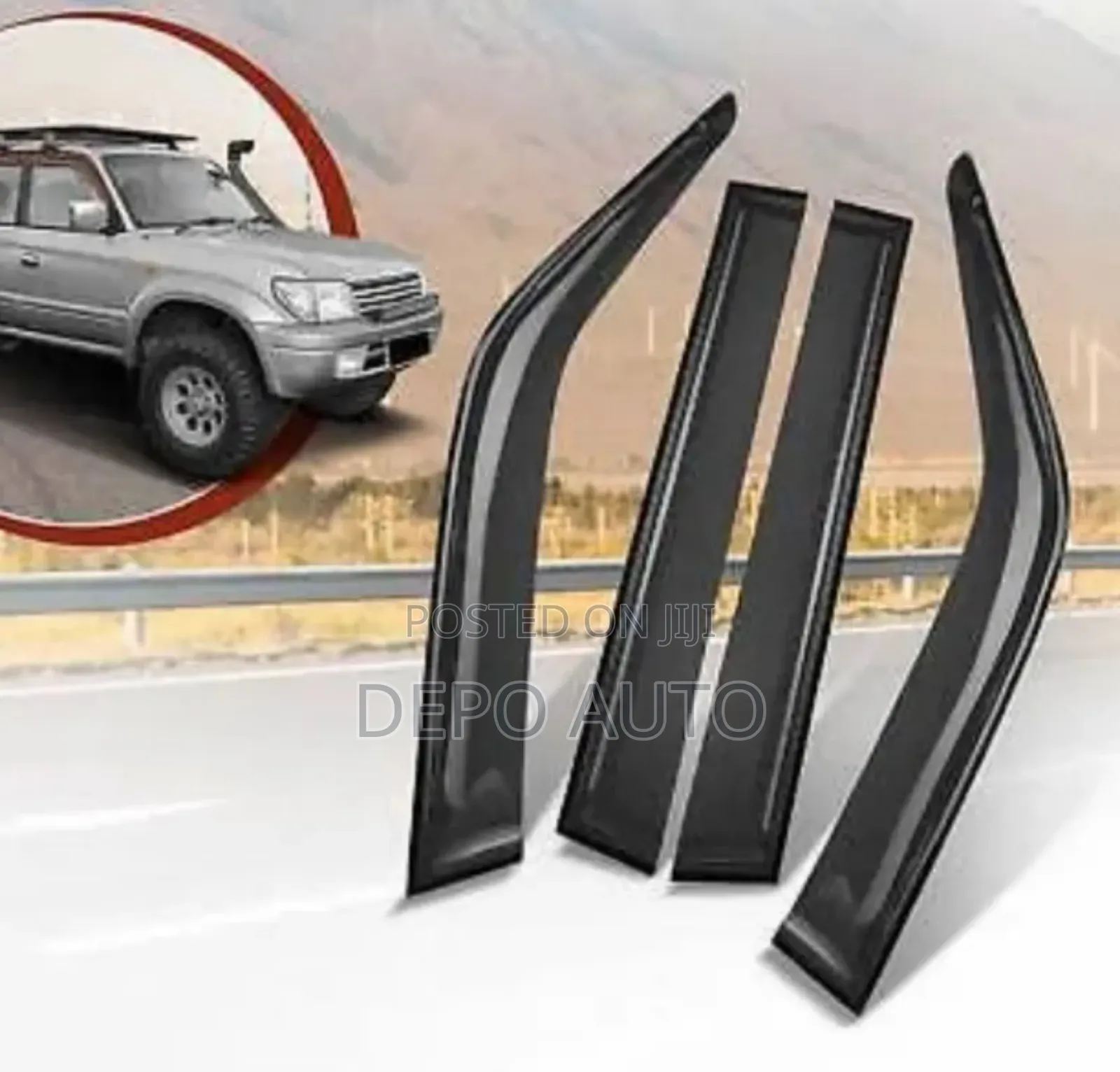 Wind Deflectors Prado Fj90