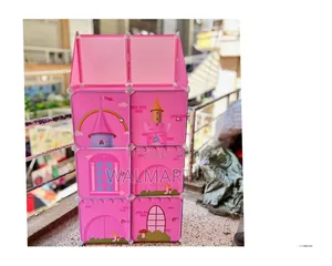 Baby Pink Plastic Wardrobe