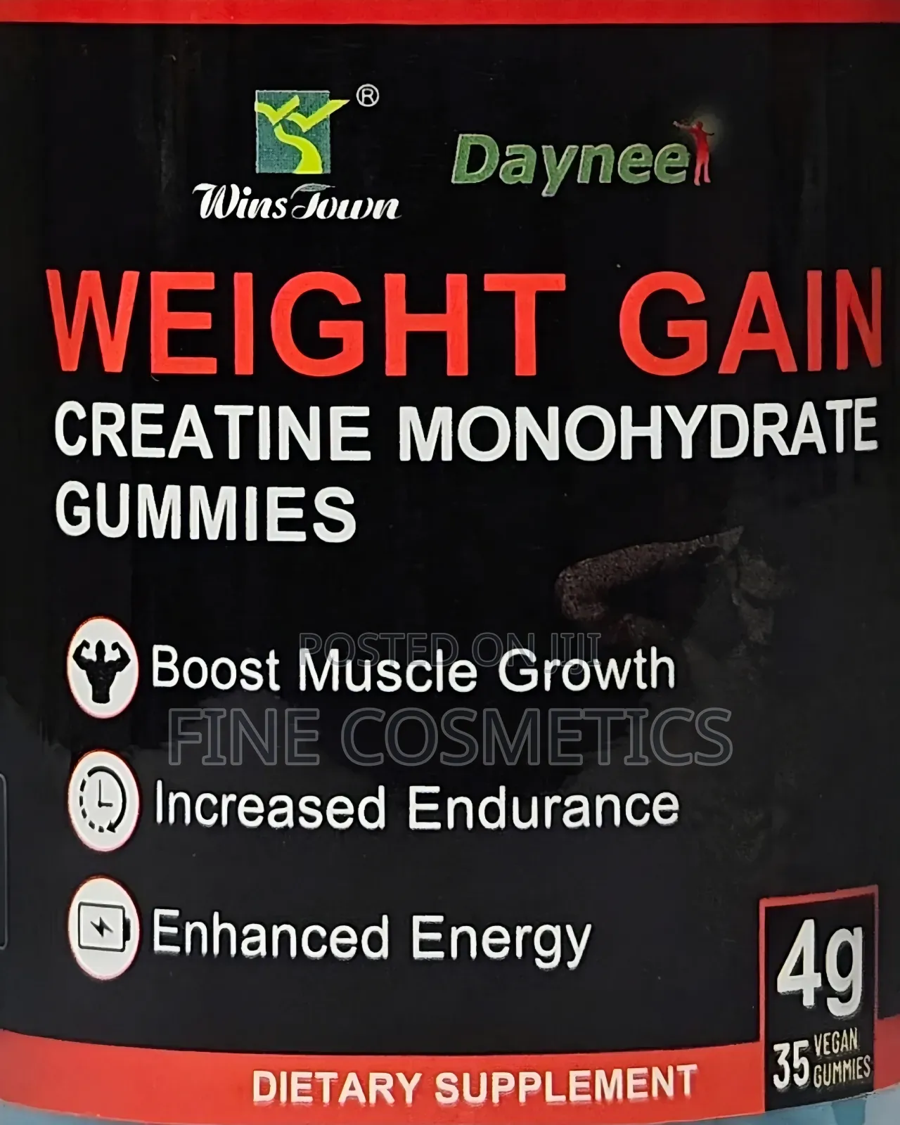 Weight Gain Gummies, Creatine Monohydrate Body Building (35)