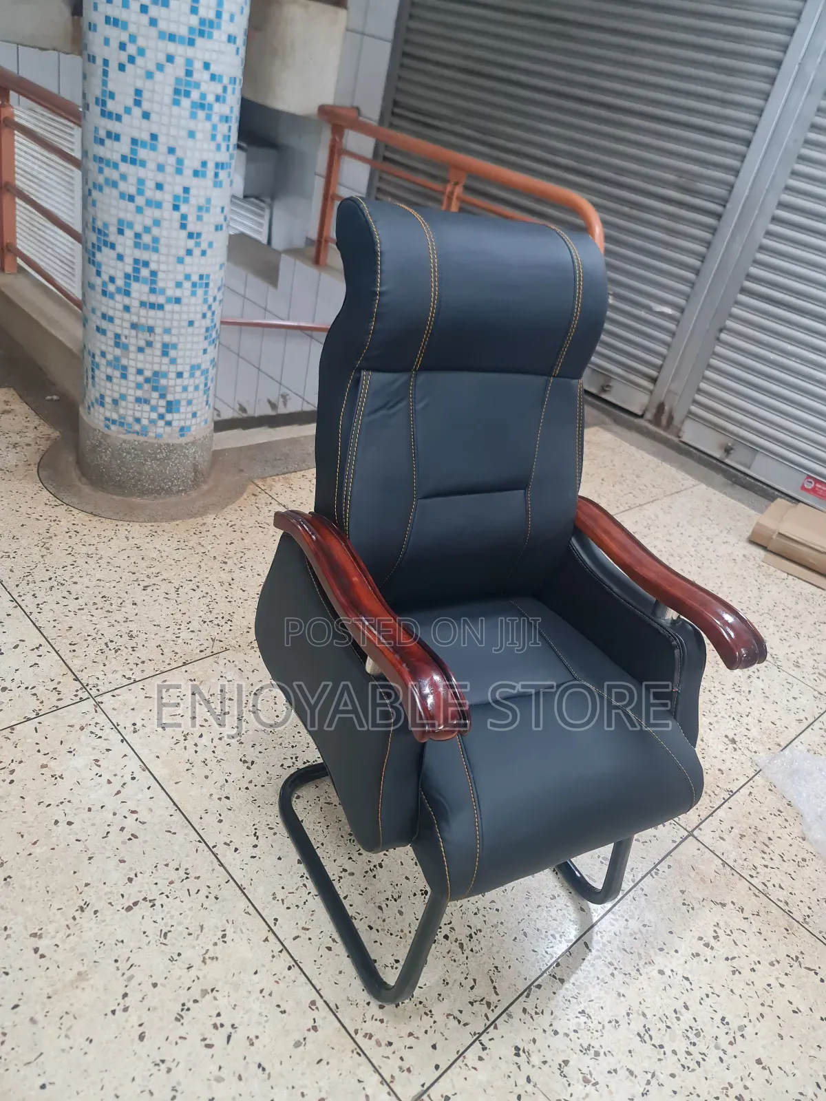 Office Home Chair Curved Stand