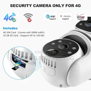 4g Lte Cellular Solar Security Camera Wireless Outdoor