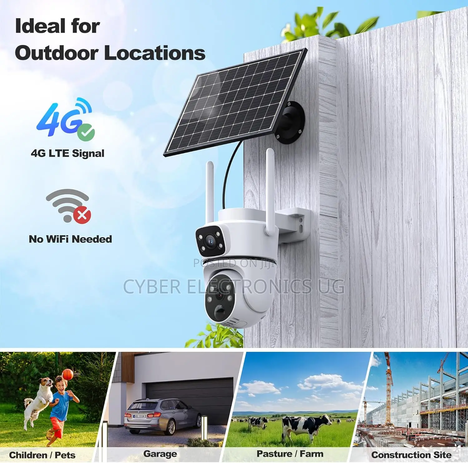 4g Lte Cellular Solar Security Camera Wireless Outdoor