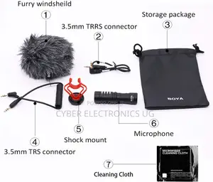 Boya Mm1 Universal Microphone Shotgun Mic With Shock Mount