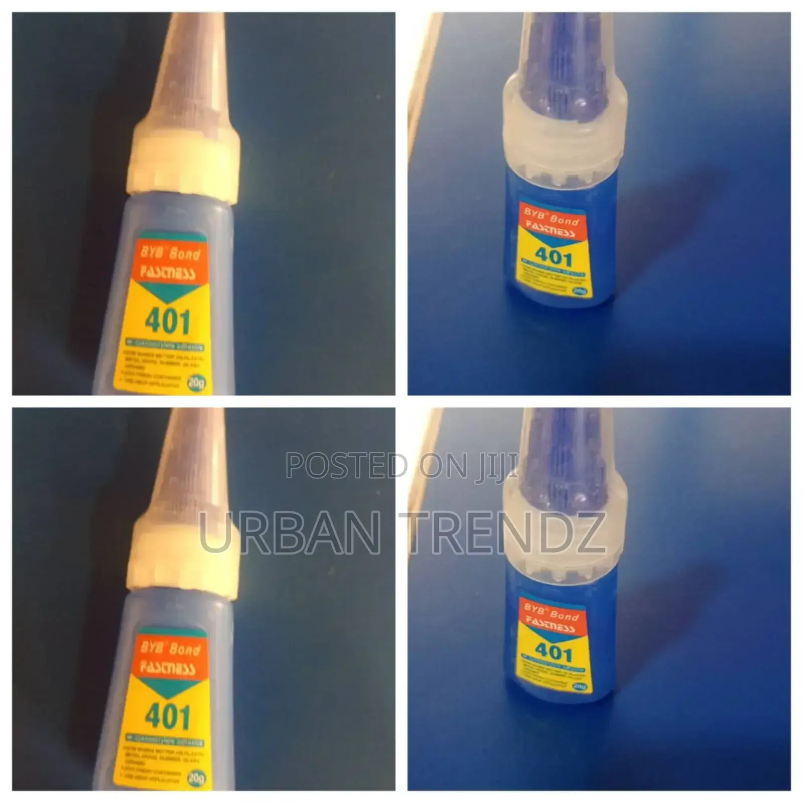 Bottle of Byb Bond Fastness 401 Nail Glue