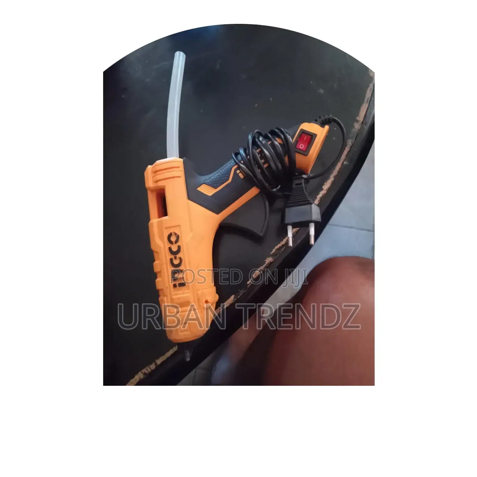 An Ingco 20v Cordless Glue Gun