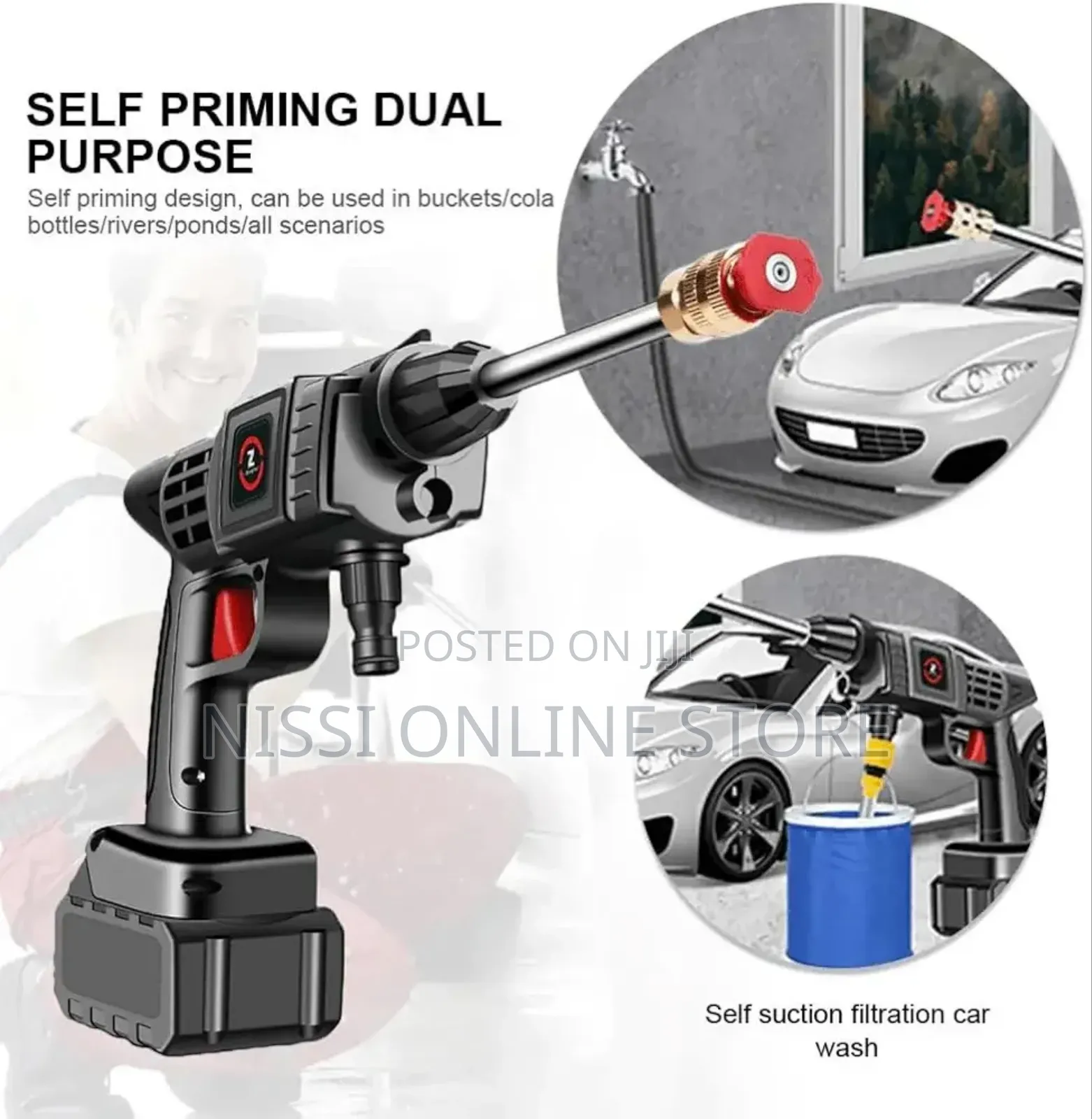 Cordless Electric High Pressure Car Washer