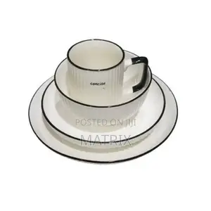 16pcs Ceramic 4 Cups 4 Bowls 4 Small Plates 4 Dinner Plates